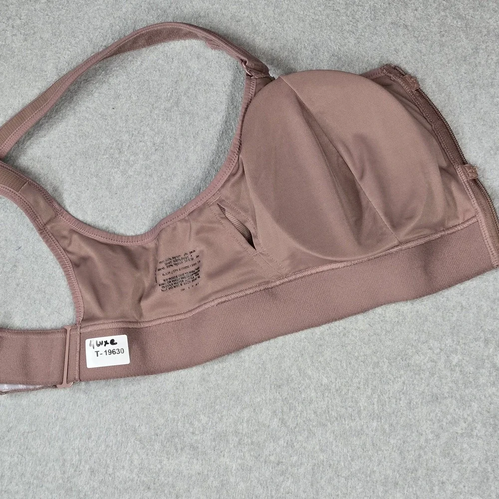 SHEFIT Women Sports Bra 4 LUXE Mauve Ultimate Wireless Adjustable Front Closure